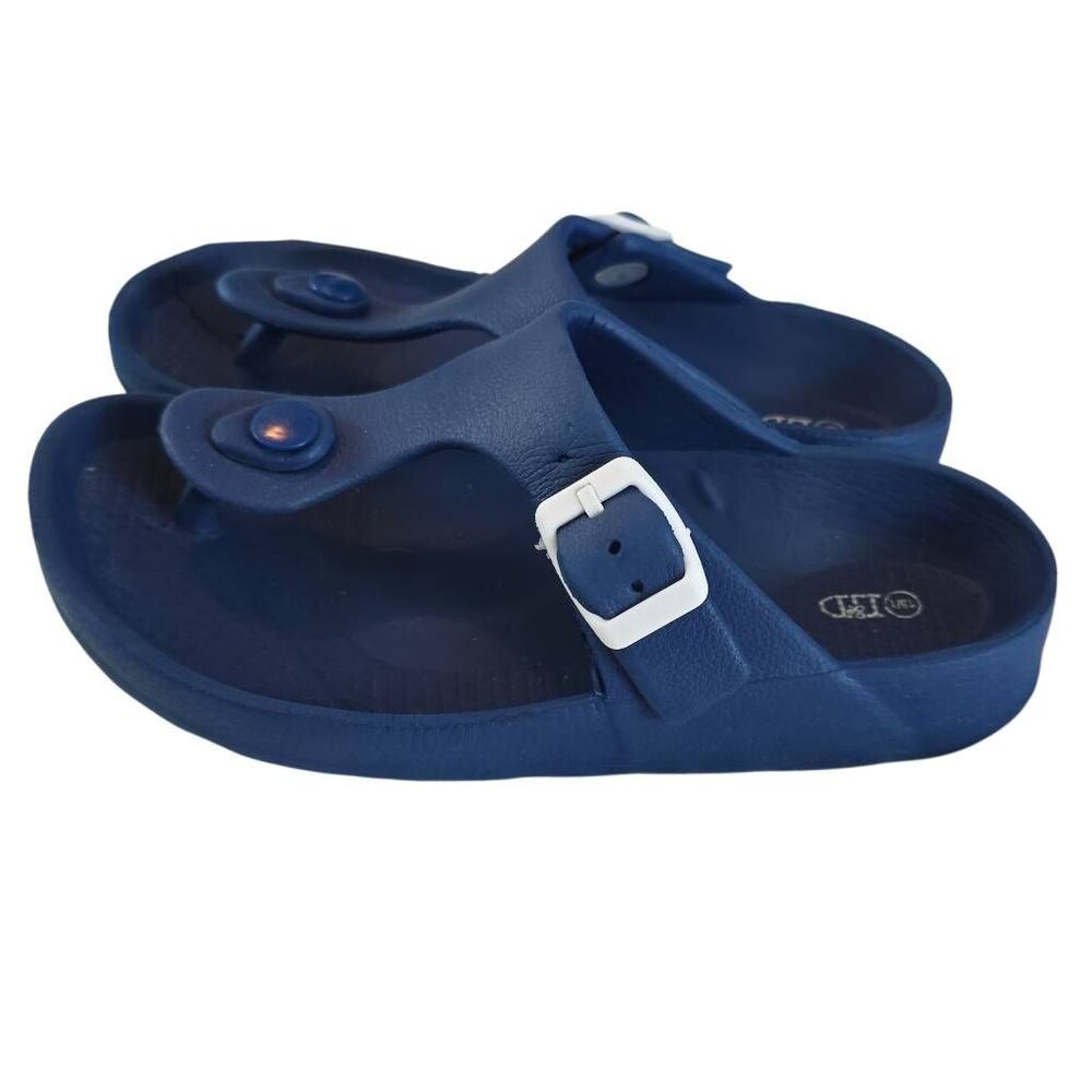 Lily & Dan Kids Size 13/1 Blue White Lightweight Water Sandals